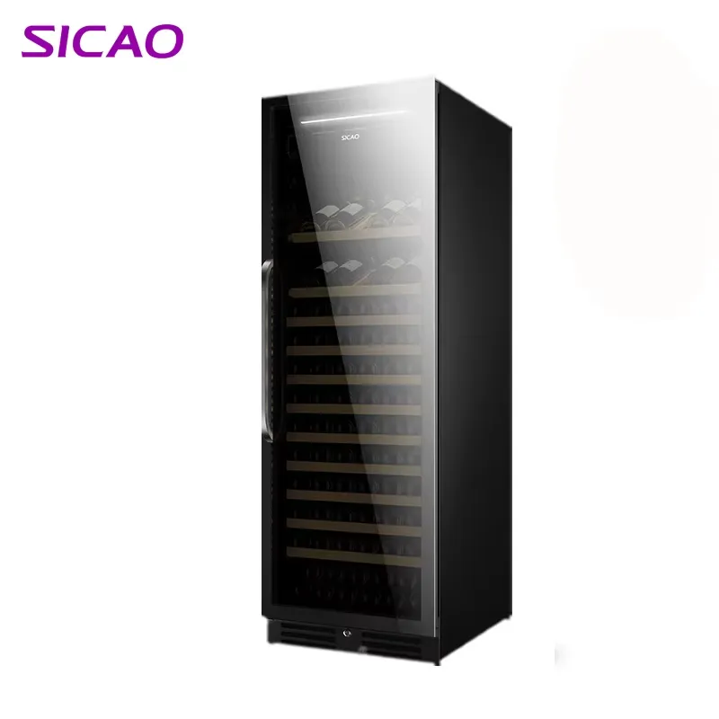 Home Bar And Fridge - ثلاجة نبيذ كهربائية ذات منطقتين تبريد