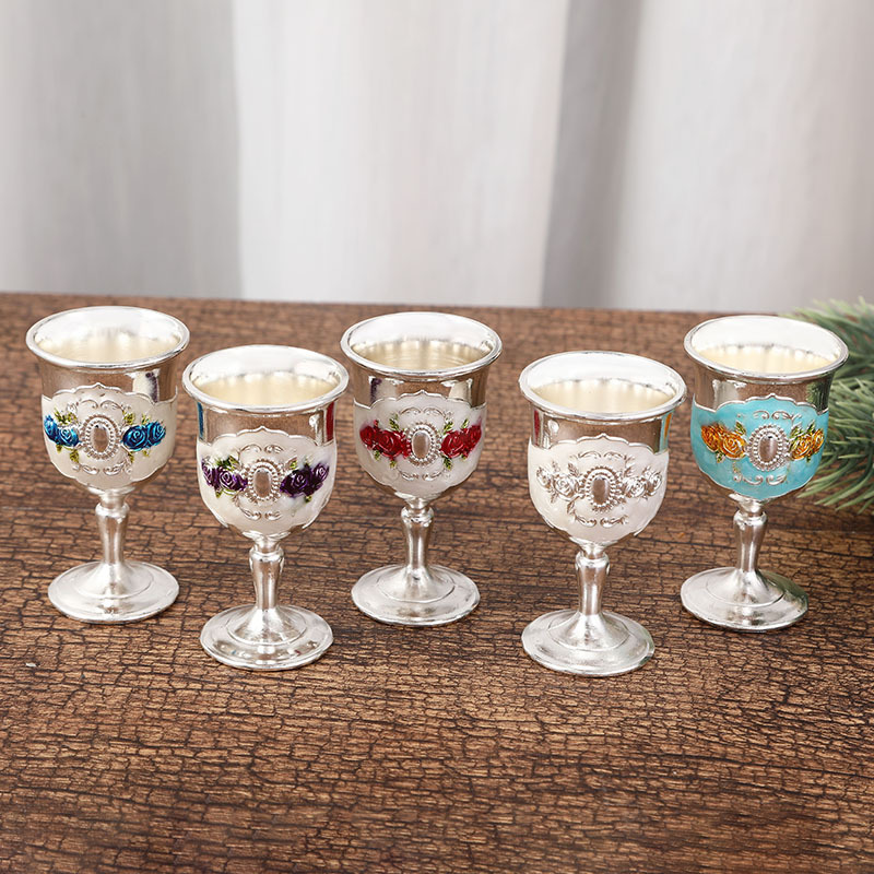 Old Fashioned Glass - سبيكة زجاج النبيذ الصغيرة ، كوب