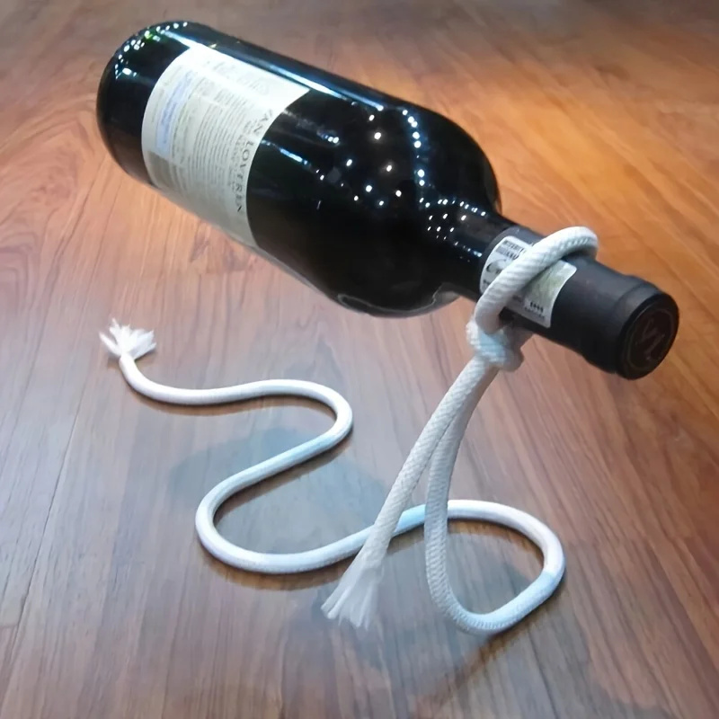 Home Bar Stand - الإبداعية رف زجاجات النبيذ شخصية حبل