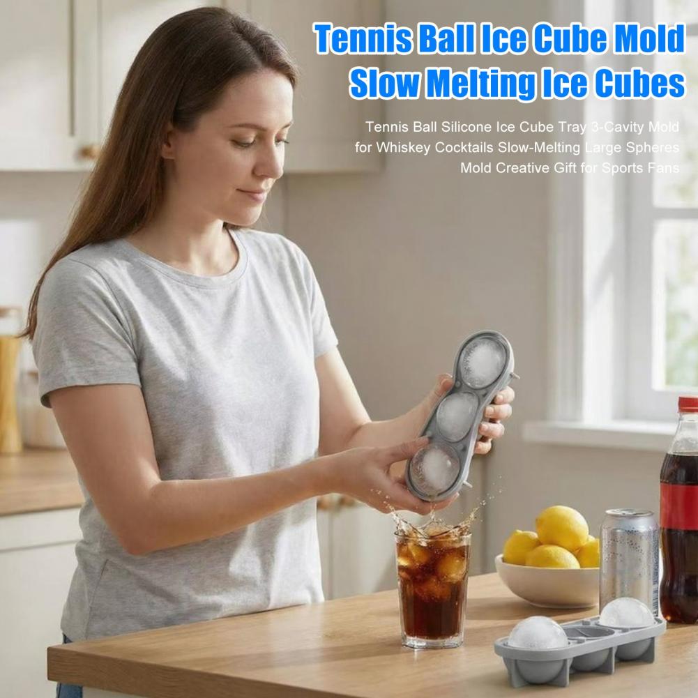 Ice Mold Sphere - قالب سيليكون سميك لصنع مكعبات الثلج
