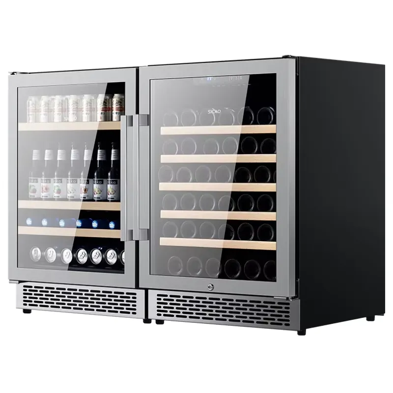 Home Bar And Fridge - ثلاجة نبيذ من الفولاذ المقاوم للصدأ