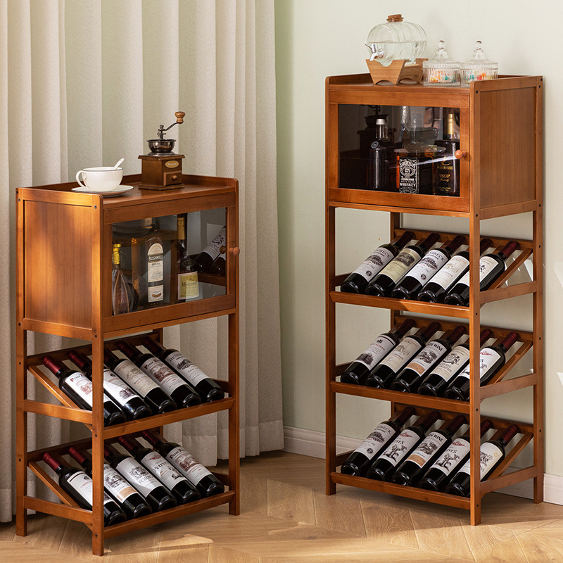 الصلبة الخيزران النبيذ الرف 3/ - مراجعة Home Bar Shelves وسعره
