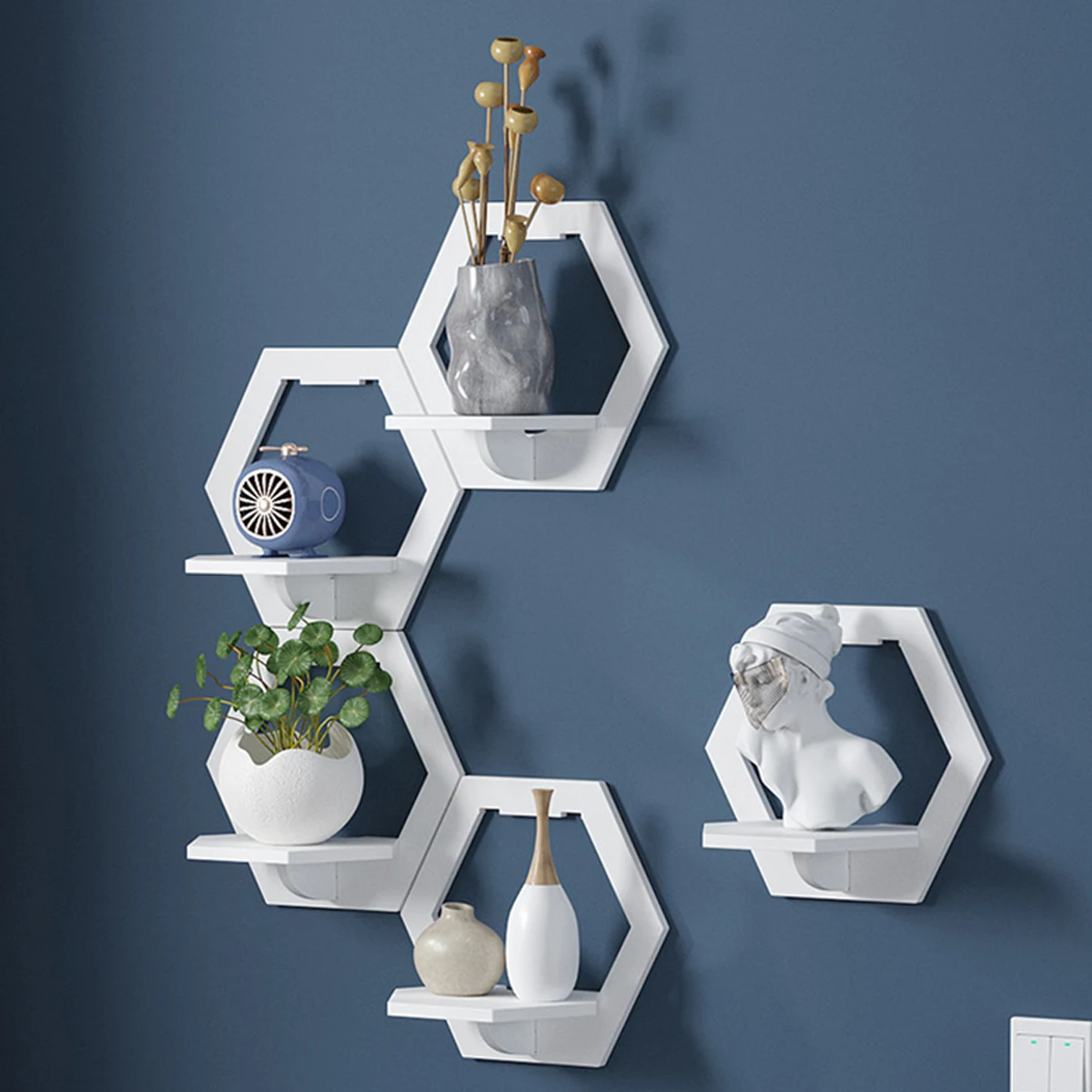 3 قطعة رف جدار مسدس لكمة الحرة - مراجعة Home Bar Shelf وسعره