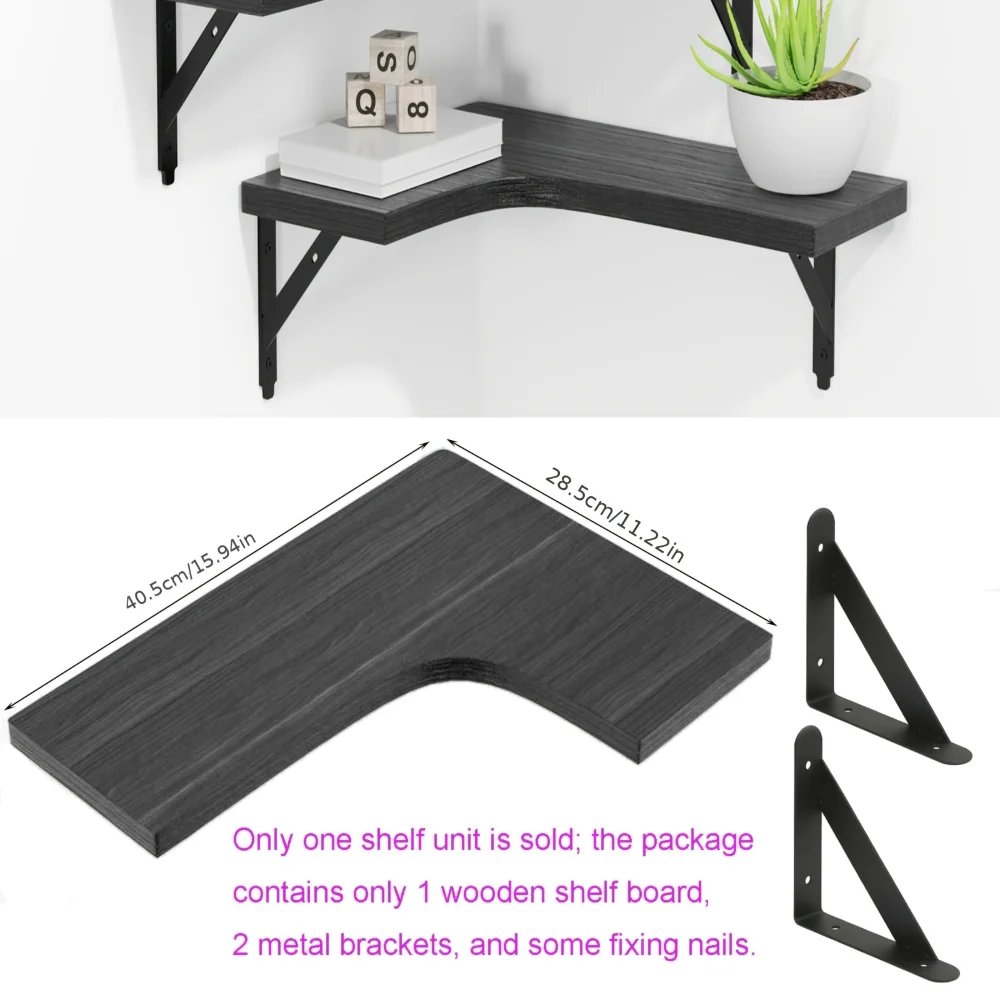 رفوف خشبية طبيعية معلقة على ال - مراجعة Home Bar Shelf وسعره