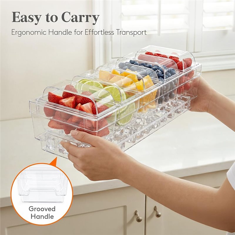 حاويات التوابل المبردة AB66، ط - مراجعة Garnish Tray Set وسعره