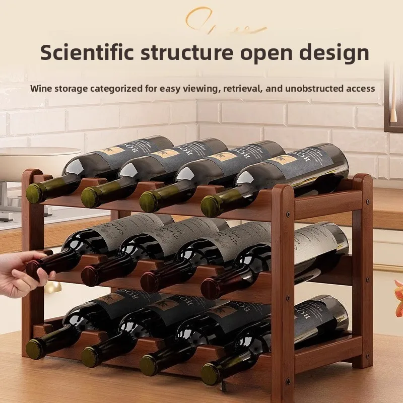 رف نبيذ فاخر من خشب البامبو بل - مراجعة Home Bar And Cabinet وسعره