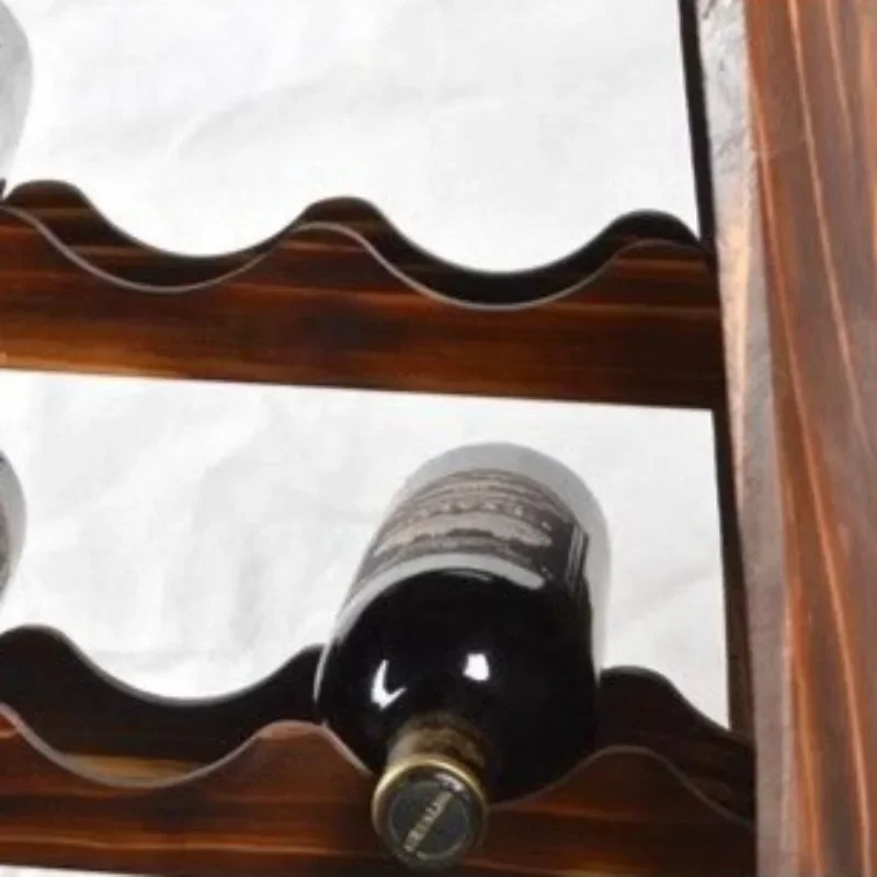 رف النبيذ الخشبي الصلب برميل ا - مراجعة Home Bar Shelves وسعره