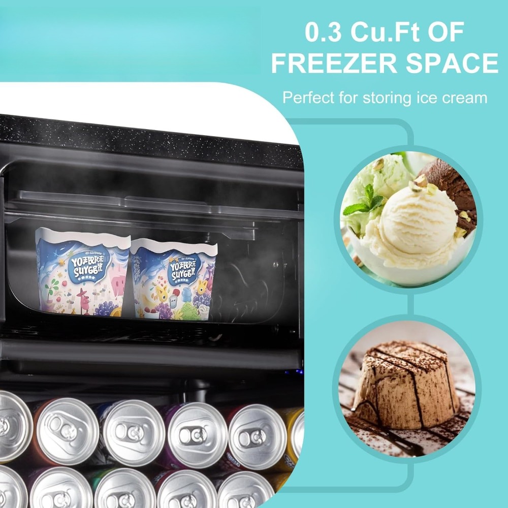 ثلاجة مشروبات صغيرة بسعة 4.8 ق - مراجعة Home Bar And Fridge وسعره