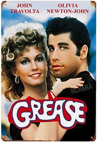 Grease Classic Movie Tin Sign, - مراجعة Home Bar And Coffee وسعره