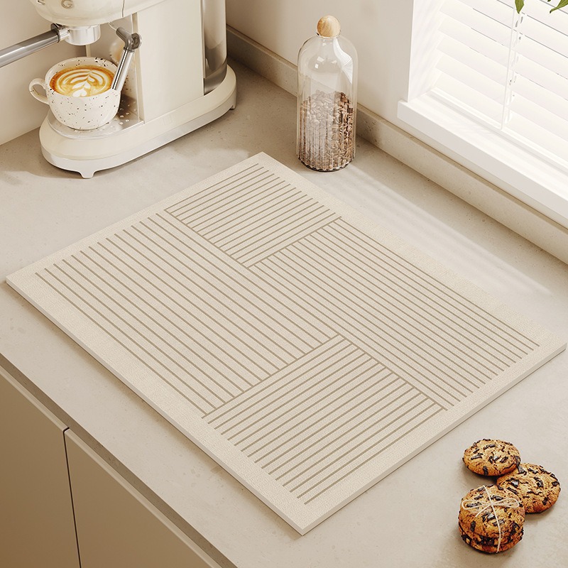 حصيرة تجفيف من الدياتومايت بال - مراجعة Bar Mat Rubber وسعره
