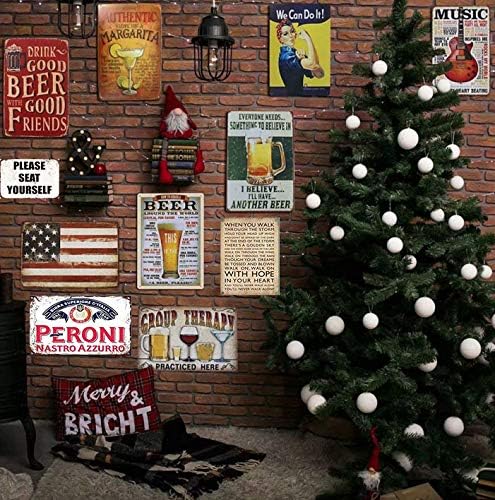 لافتة معدنية عتيقة بتصميم ملعب - مراجعة Home Bar Word وسعره