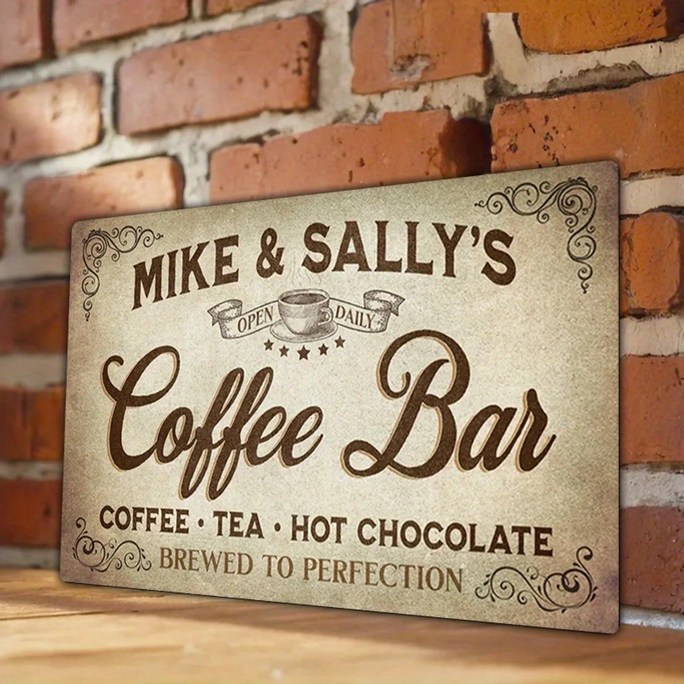 لافتة معدنية مخصصة بتصميم عتيق - مراجعة Home Bar And Coffee وسعره