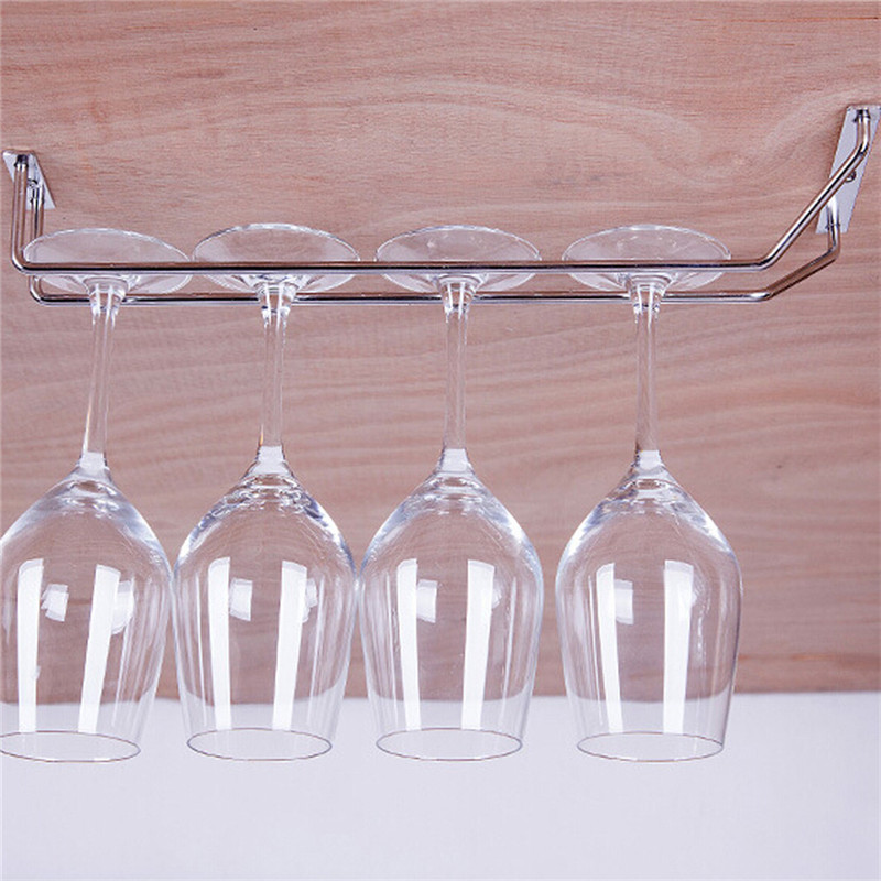 رف زجاجي للنبيذ من الفولاذ الم - مراجعة Home Bar Stand وسعره