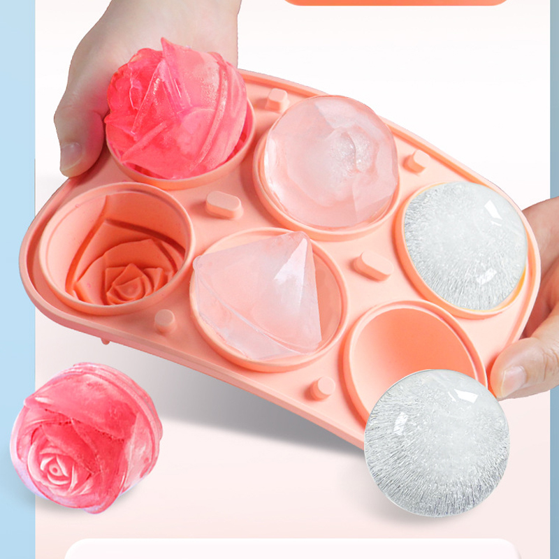 ثلاثية الأبعاد روز الماس جولة  - مراجعة Ice Mold Sphere وسعره