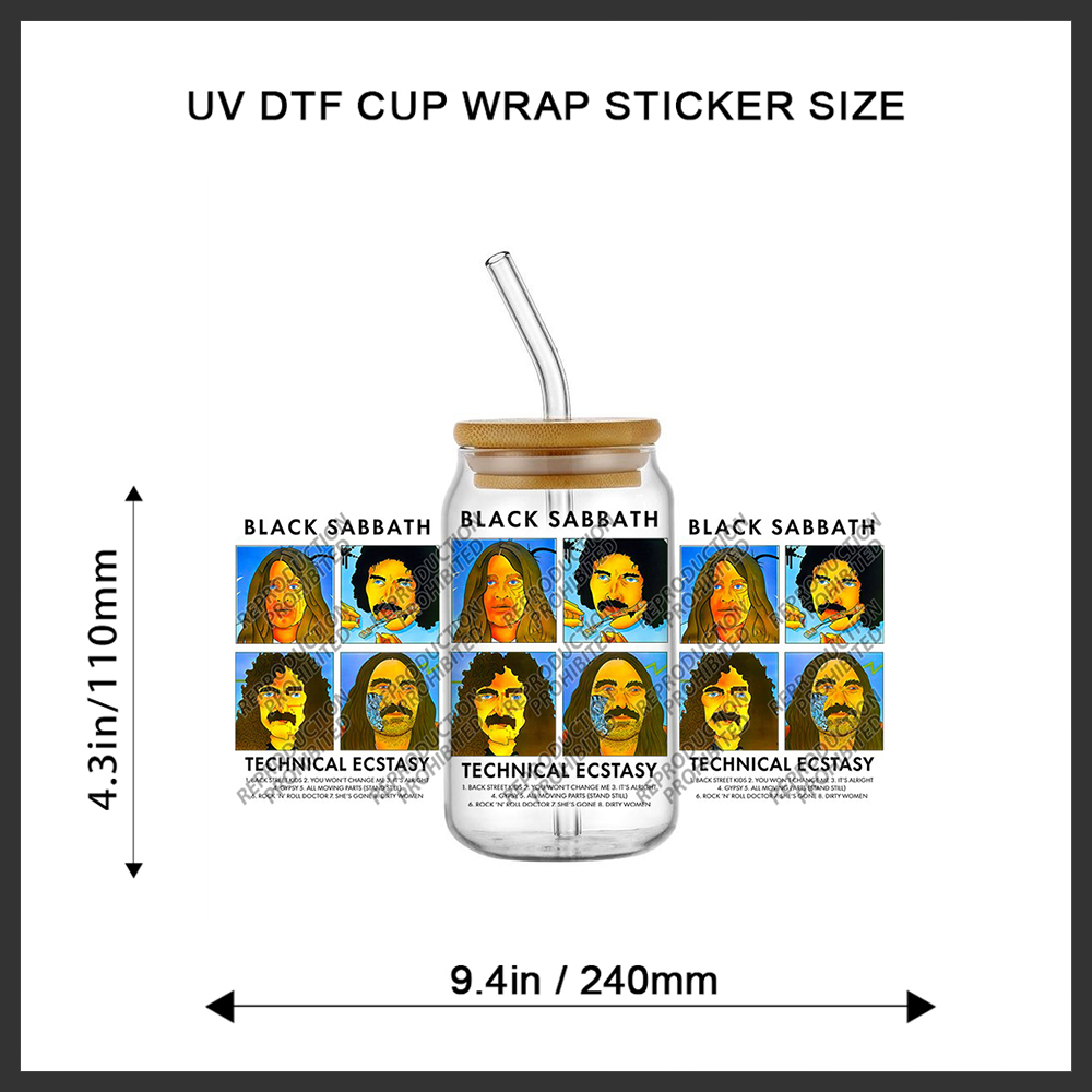 ملصق نقل حراري (UV DTF) بتصميم - مراجعة Old Fashioned Glass وسعره