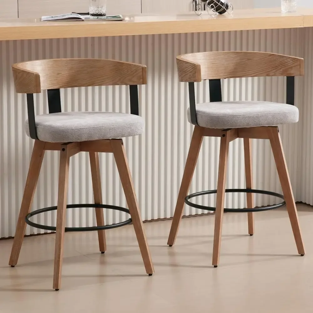 مجموعة من كرسيين بار رمادي الل - مراجعة Home Bar And Counter وسعره