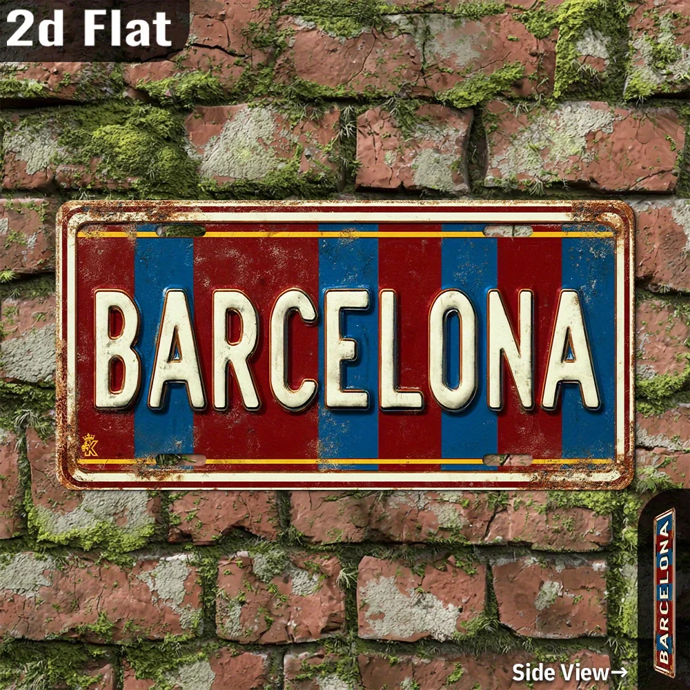 لافتة خشبية مسطحة ثنائية الأبع - مراجعة Home Barcelona وسعره