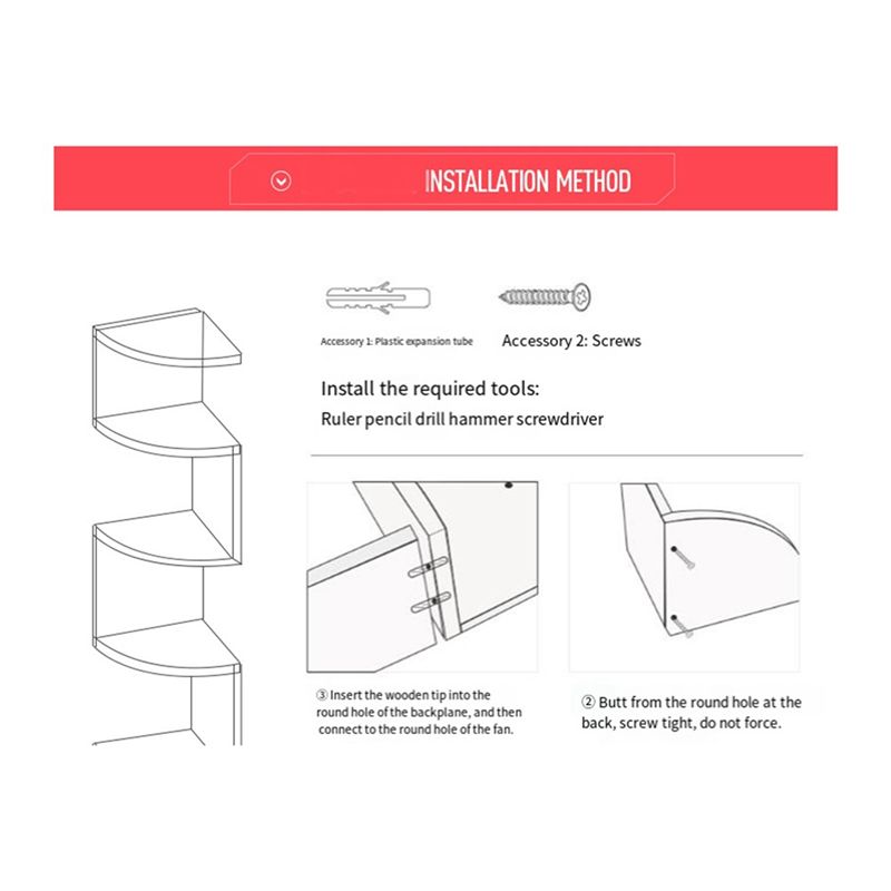 رف زاوية ABUL-Corner بدون ثقب، - مراجعة Home Bar Shelf وسعره