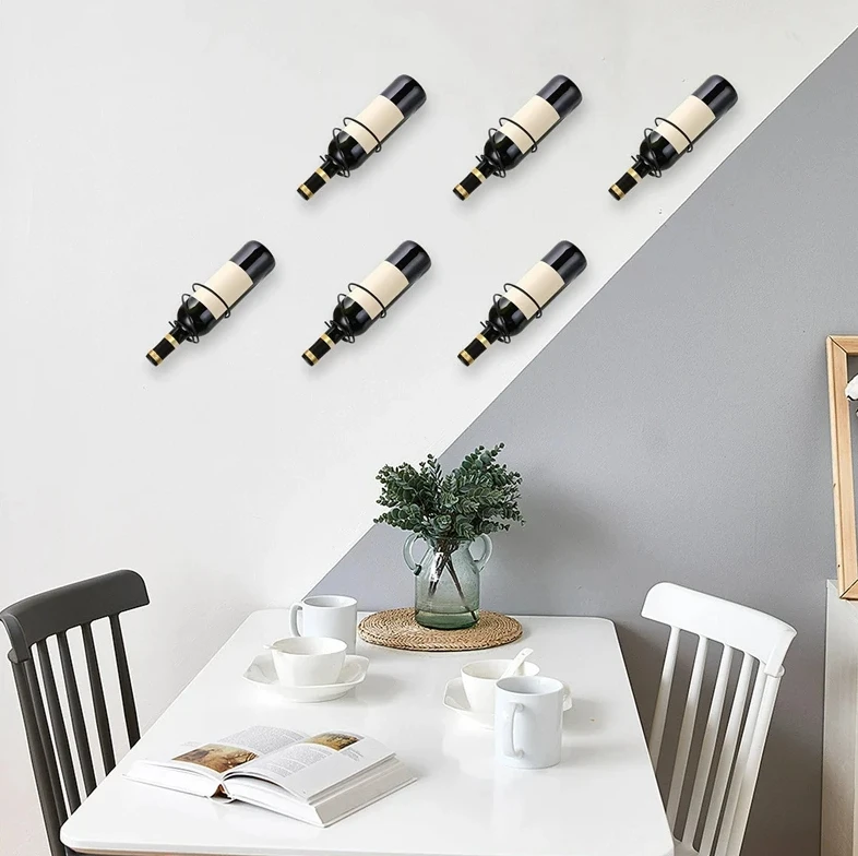حزمة من 6 رفوف نبيذ مثبتة على  - مراجعة Home Bar Stand وسعره