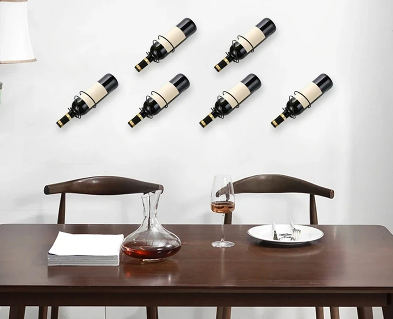 حزمة من 6 رفوف نبيذ مثبتة على  - مراجعة Home Bar Stand وسعره