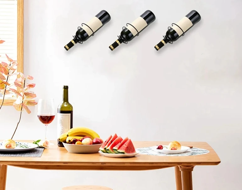 حزمة من 6 رفوف نبيذ مثبتة على  - مراجعة Home Bar Stand وسعره