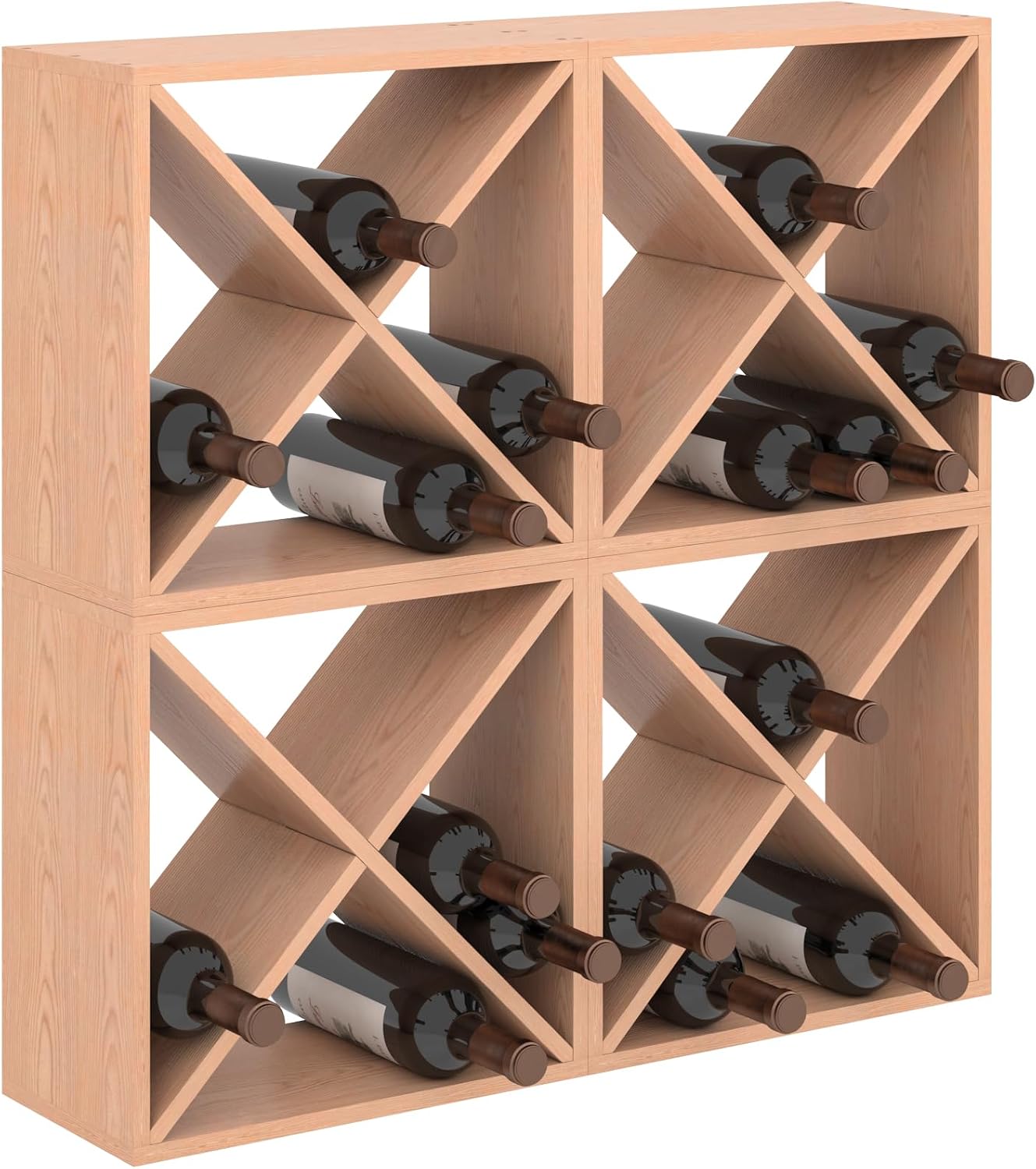 رف نبيذ بسعة 96 زجاجة، وحدة تخ - مراجعة Home Bar Shelf وسعره