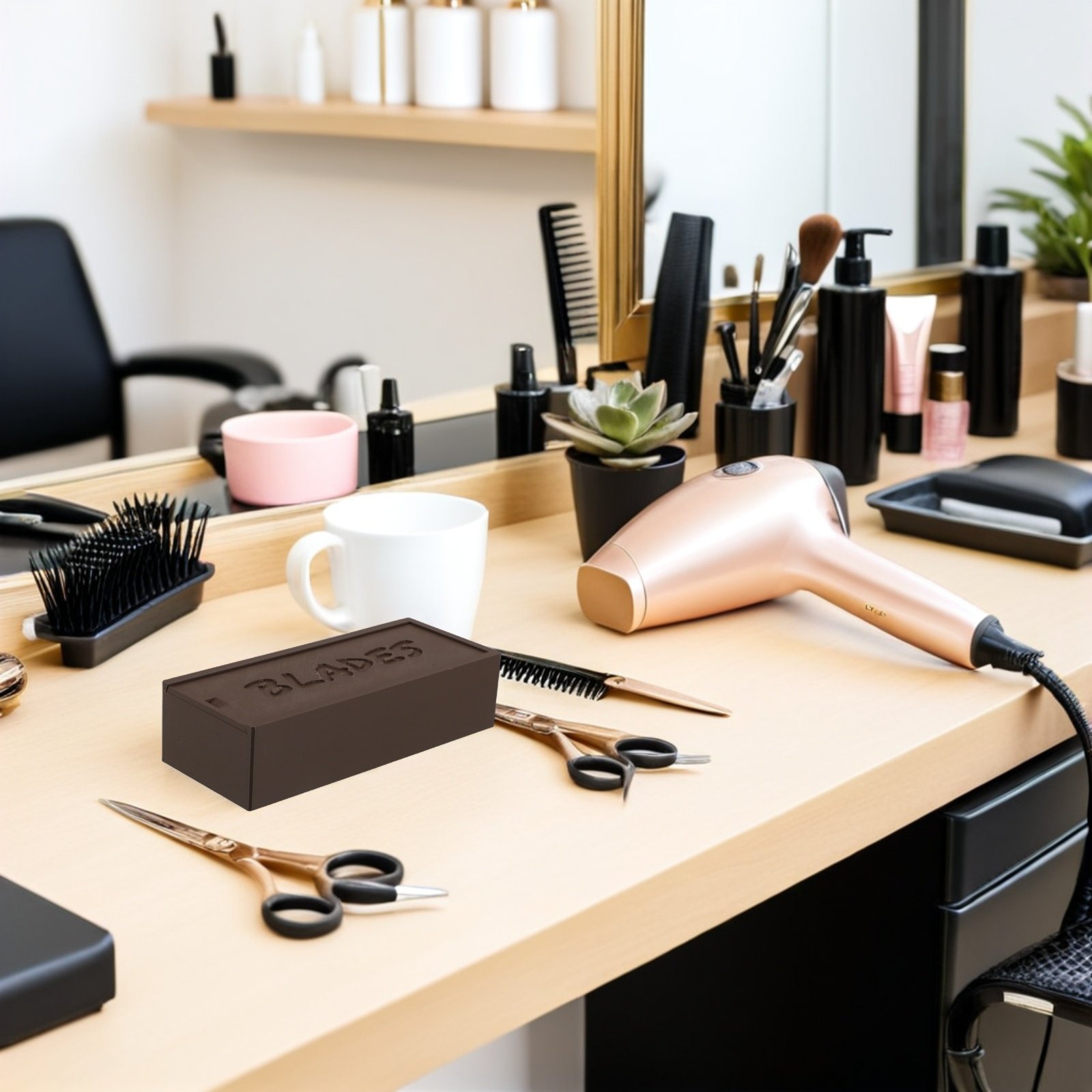 علبة تخزين شفرات حلاقة بلاستيك - مراجعة Home Barber وسعره