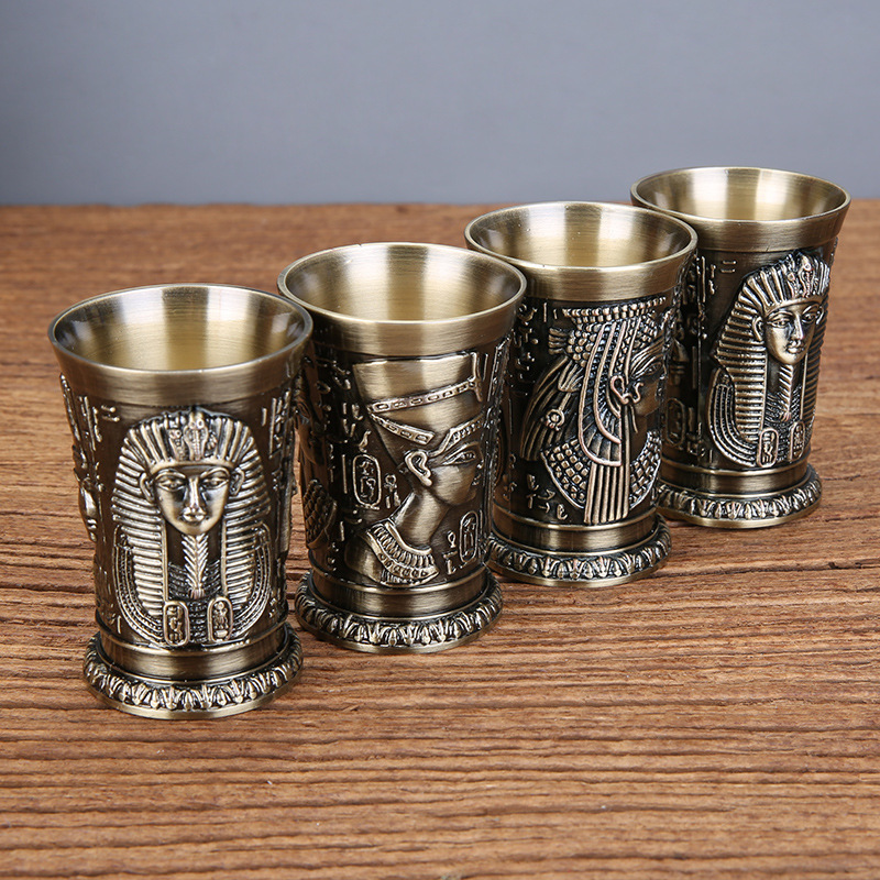 زجاج مصري عتيق من البرونز المع - مراجعة Old Fashioned Glass وسعره
