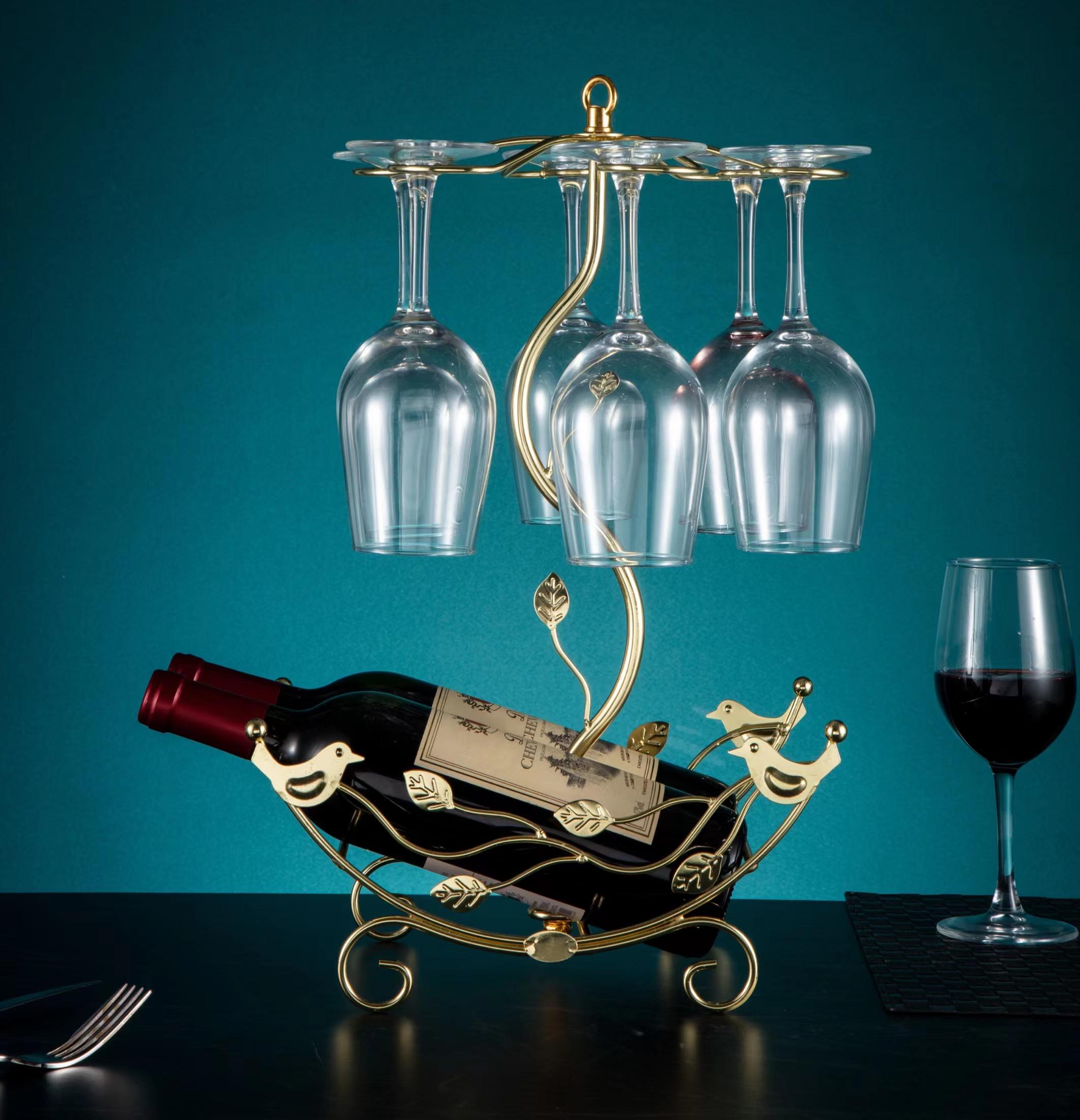 حامل نبيذ أنيق للطاولة مع حامل - مراجعة Home Bar Stand وسعره