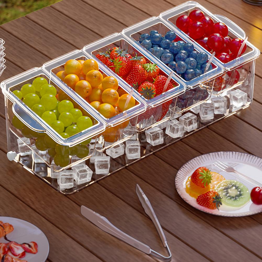طقم تقديم تاكو بار 2026 للحفلا - مراجعة Garnish Tray Set وسعره