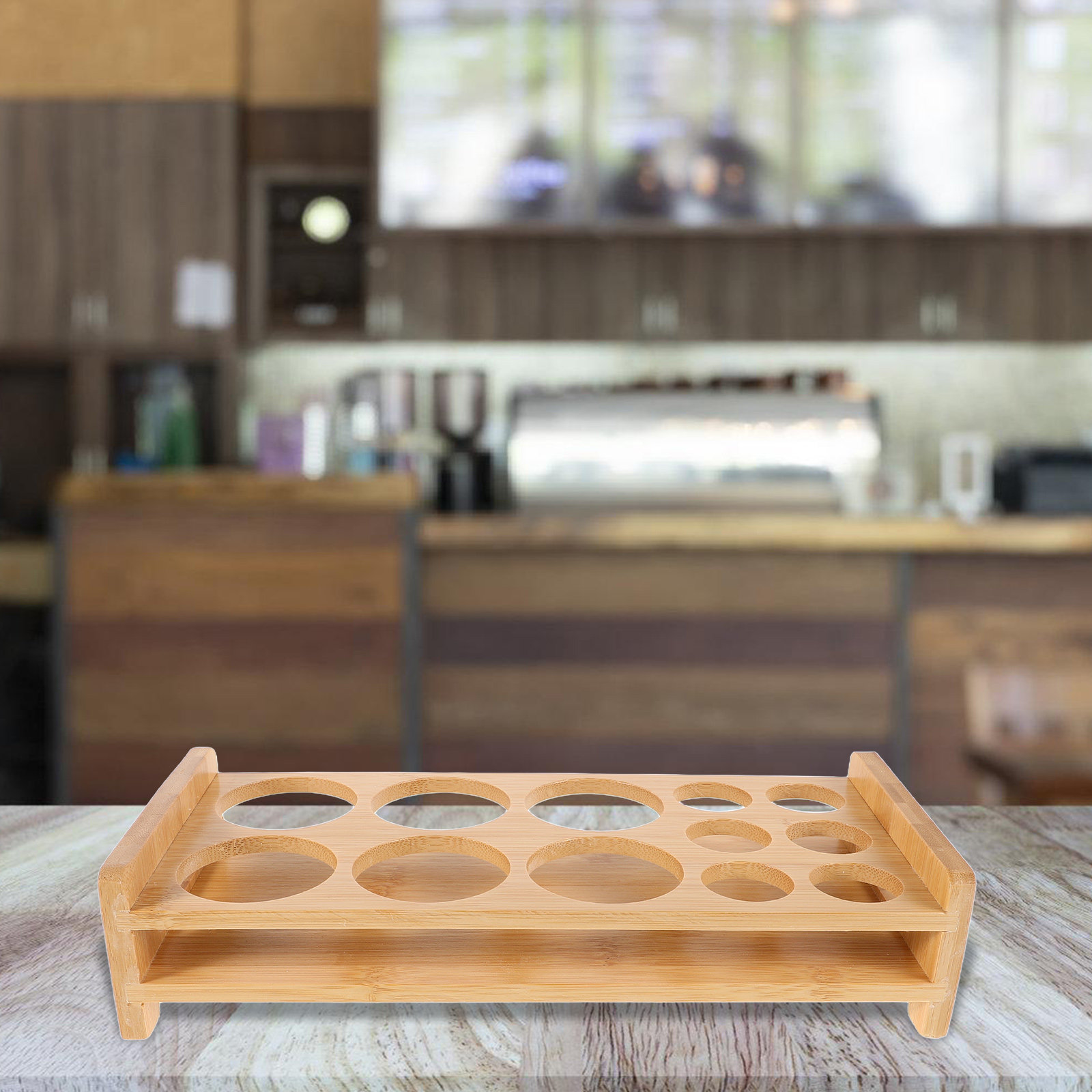 حامل كؤوس الشوت من الخيزران، م - مراجعة Home Bar Stand وسعره