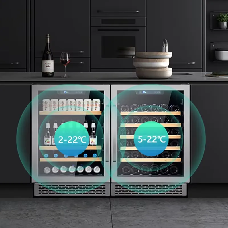 ثلاجة نبيذ من الفولاذ المقاوم  - مراجعة Home Bar And Fridge وسعره