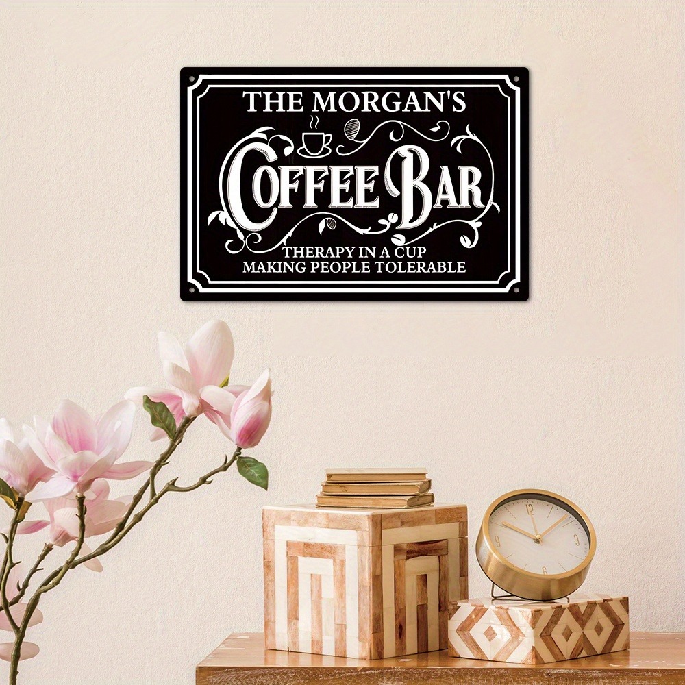 قطعة واحدة من لافتة معدنية مخص - مراجعة Home Bar And Coffee وسعره
