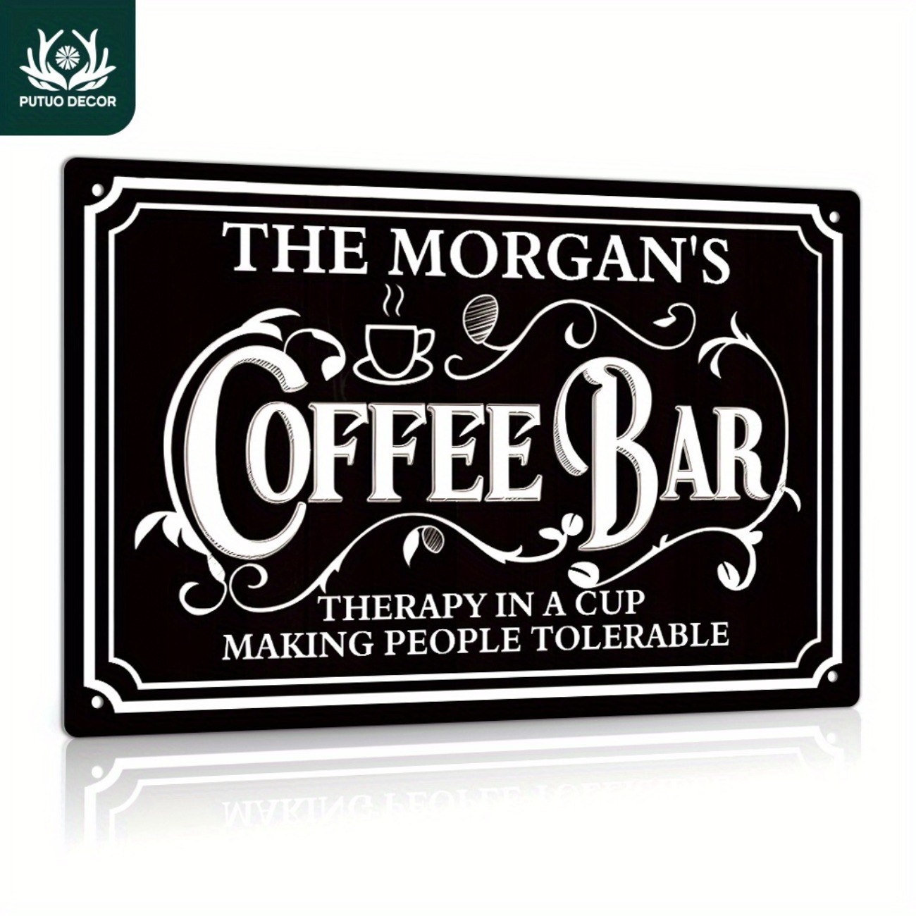 قطعة واحدة من لافتة معدنية مخص - مراجعة Home Bar And Coffee وسعره